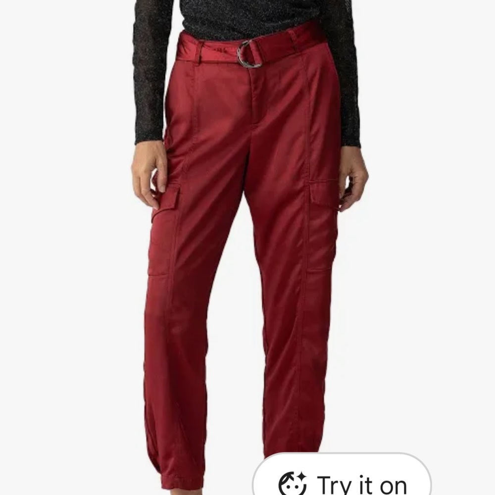 Sanctuary Women's Burgundy Cargo Joggers